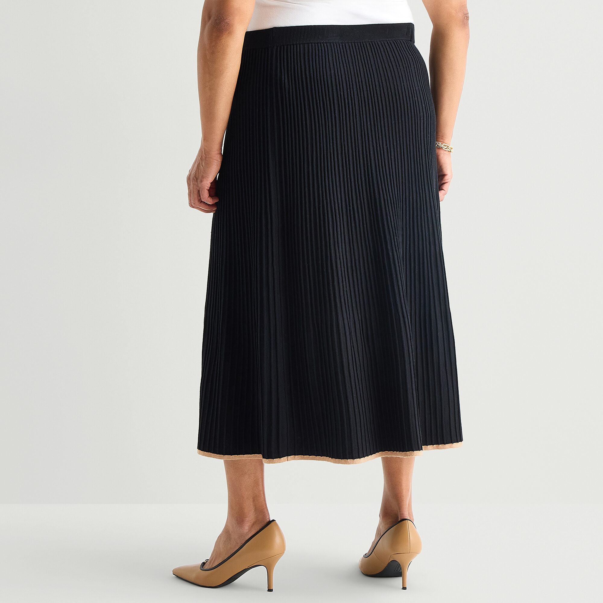 Liz Claiborne Womens Plus Pleated Skirt