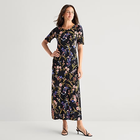 jcpenney long floral dress Long Sleeve Multi Floral Dresses - Women