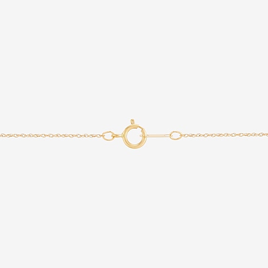 Limited Quantities! Womens 10K Two Tone Gold Cross 18 Inch Pendant Necklace