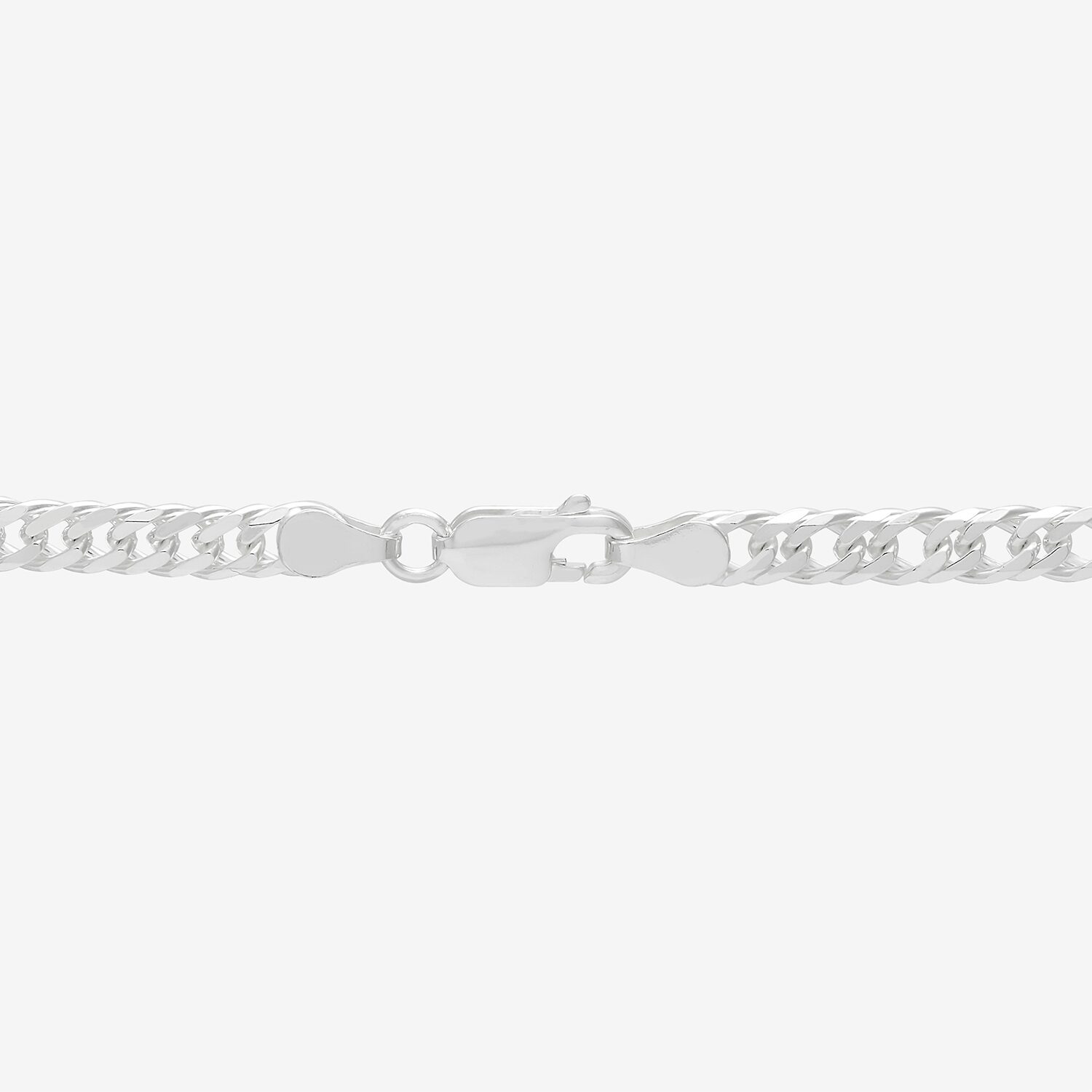 Womens Sterling Silver 18 Inch Link Chain Necklace
