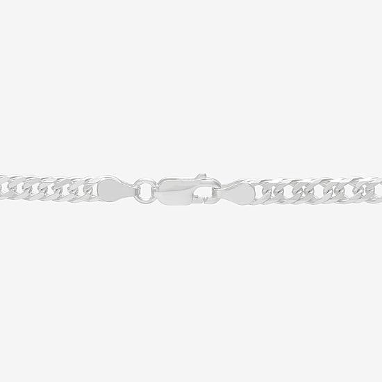 Womens Sterling Silver 18 Inch Link Chain Necklace