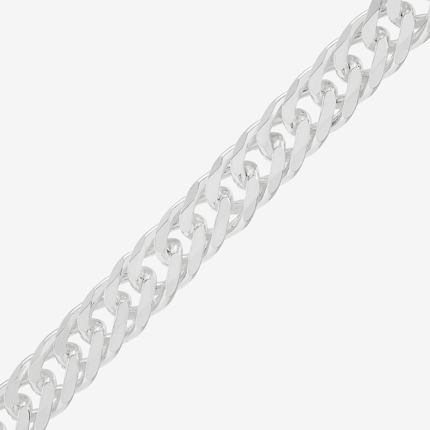 Womens Sterling Silver 18 Inch Link Chain Necklace
