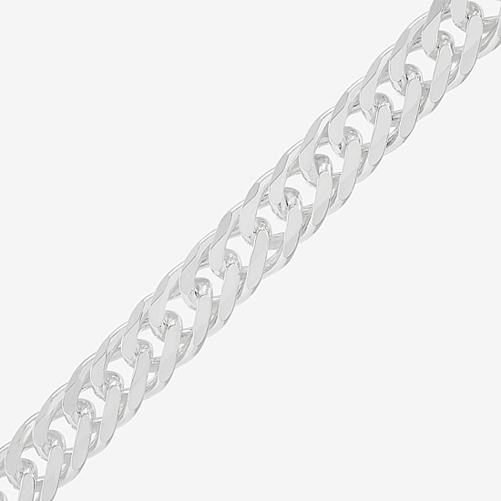 Womens Sterling Silver 18 Inch Link Chain Necklace