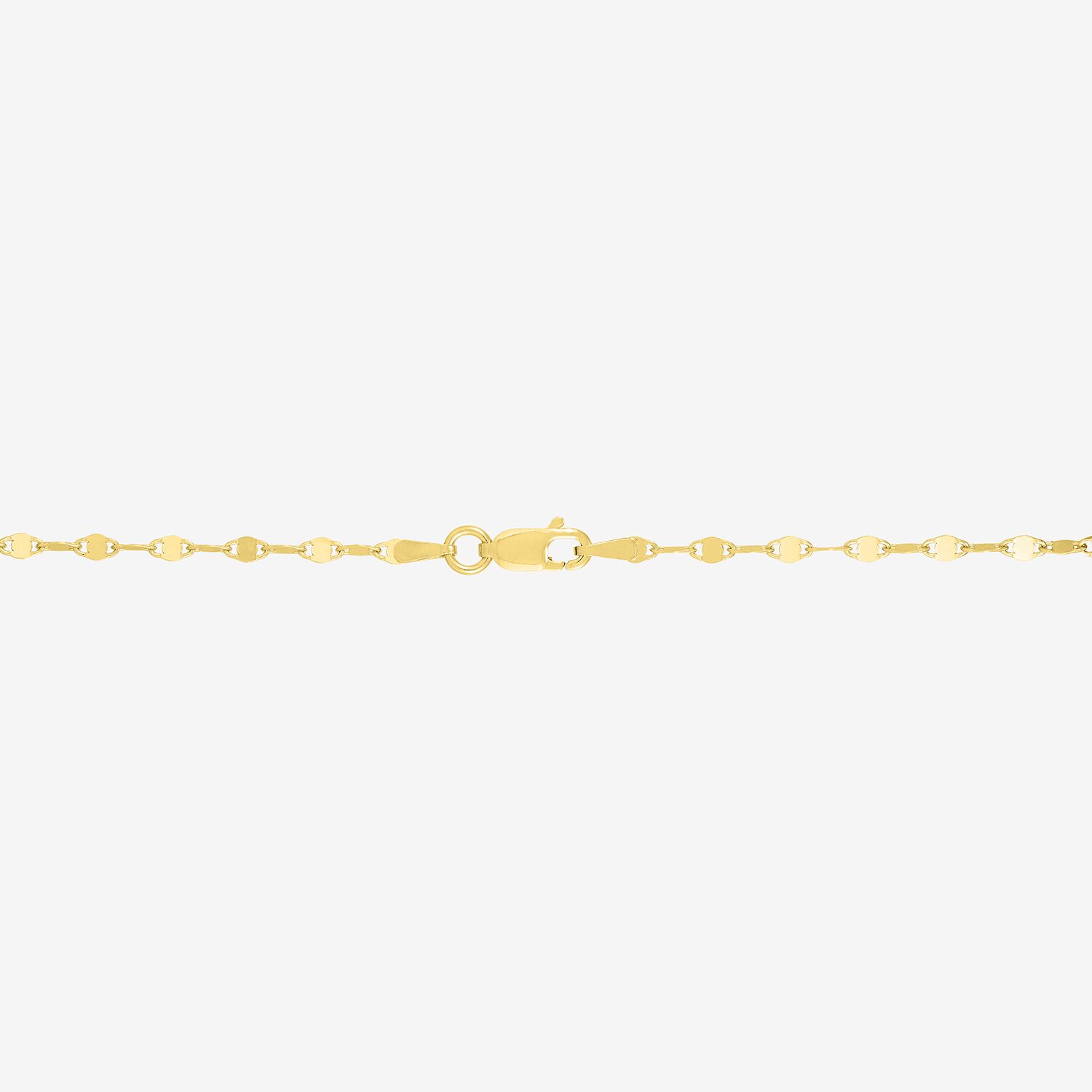 Womens 18K Gold Over Silver Inch Fashion Chain Necklace