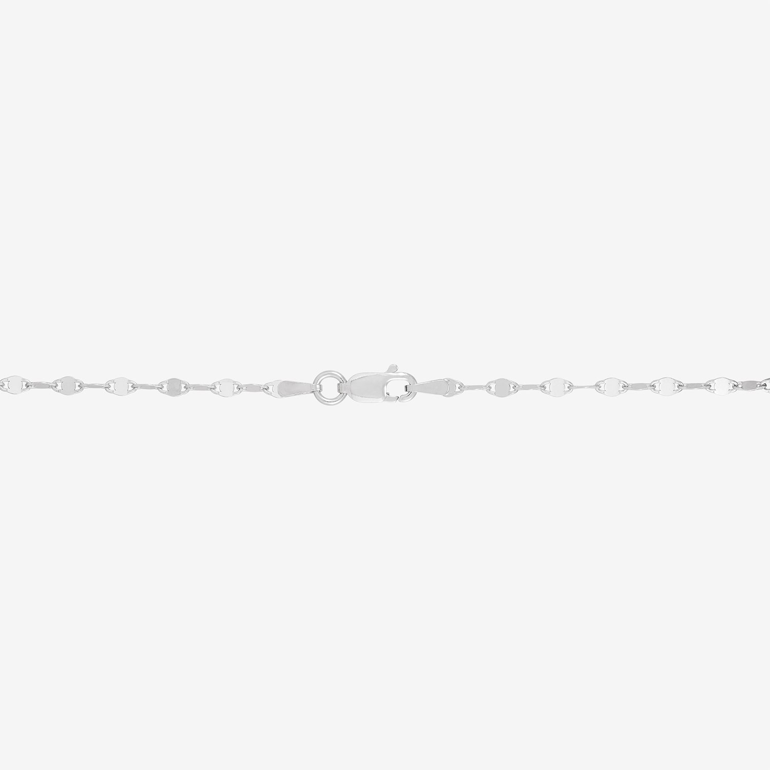 Womens Sterling Silver 16 Inch Fashion Chain Necklace