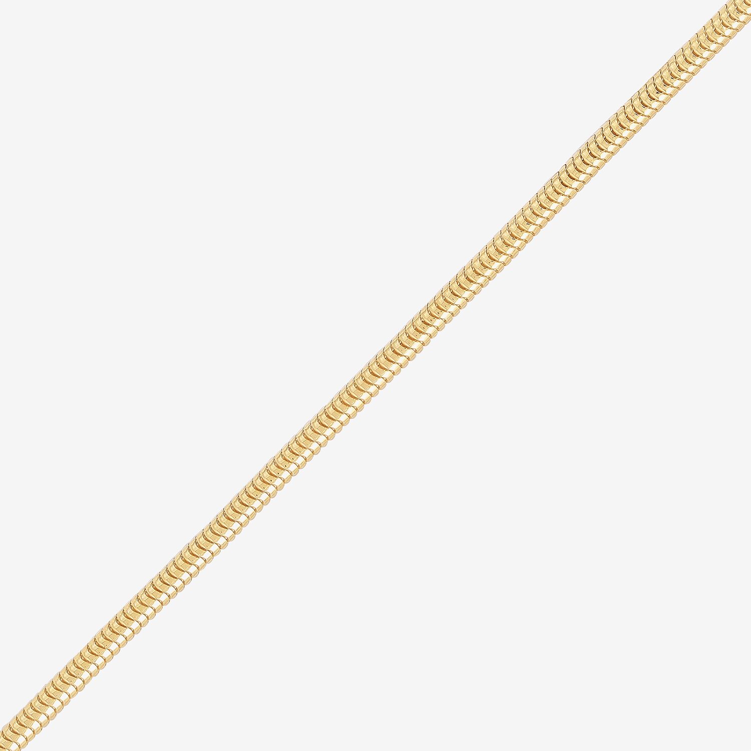 Womens 24K Gold Over Silver 24 Inch Snake Chain Necklace