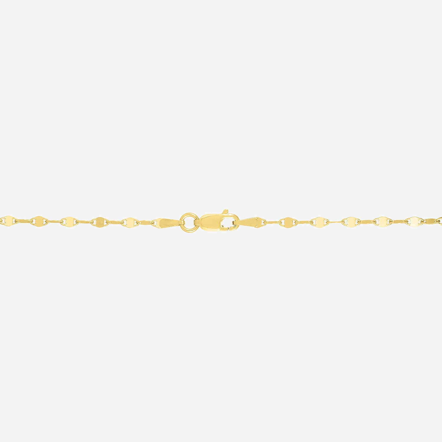 Womens 18K Gold Over Silver 16 Inch Fashion Chain Necklace