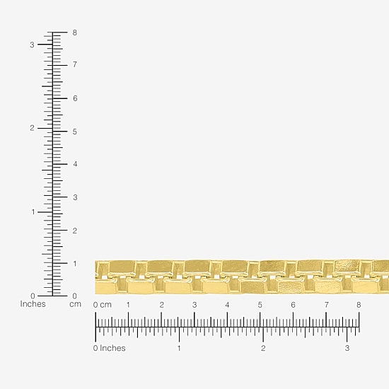 Womens 18K Gold Over Silver 24 Inch Box Chain Necklace