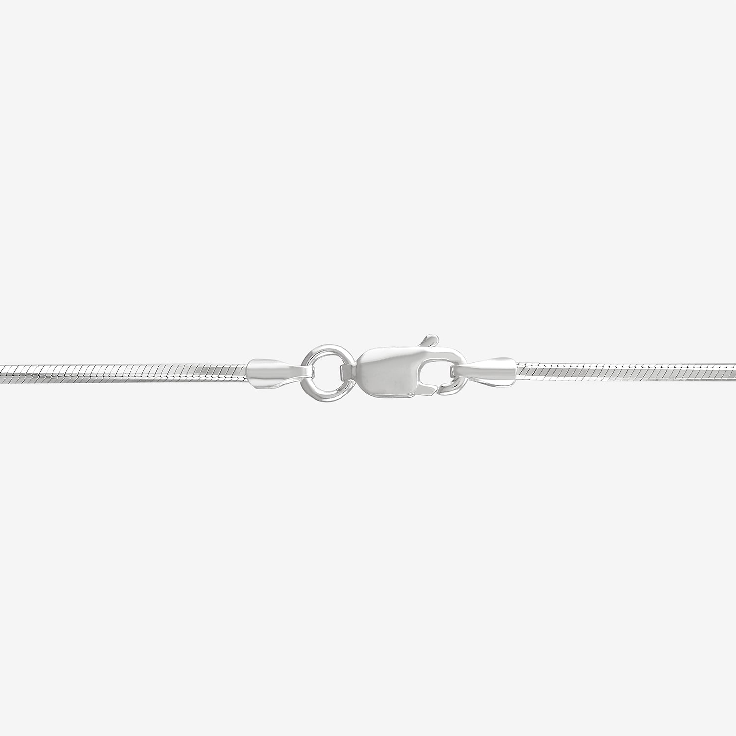 Womens Sterling Silver 16 Inch Snake Chain Necklace