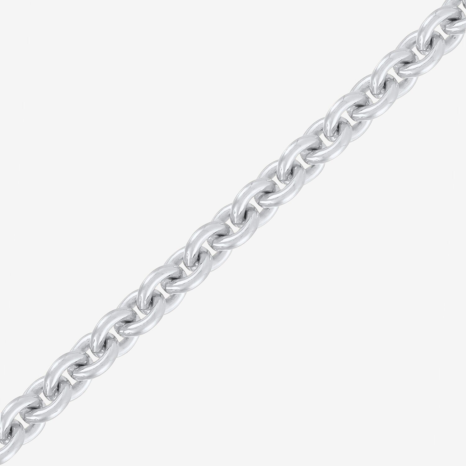 Womens Sterling Silver 24 Inch Rolo Chain Necklace