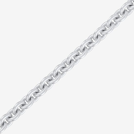 Womens Sterling Silver 24 Inch Rolo Chain Necklace