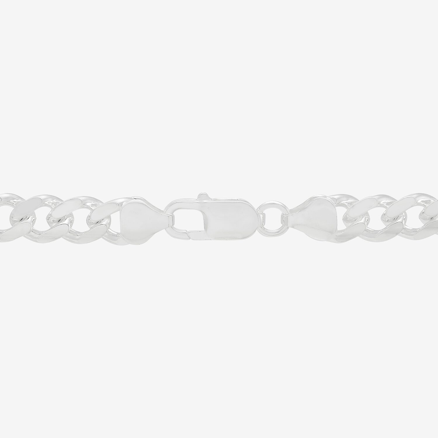 Mens Sterling Silver Inch Figaro Chain Necklace