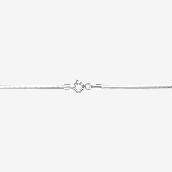 Womens Sterling Silver 16 Inch Snake Chain Necklace