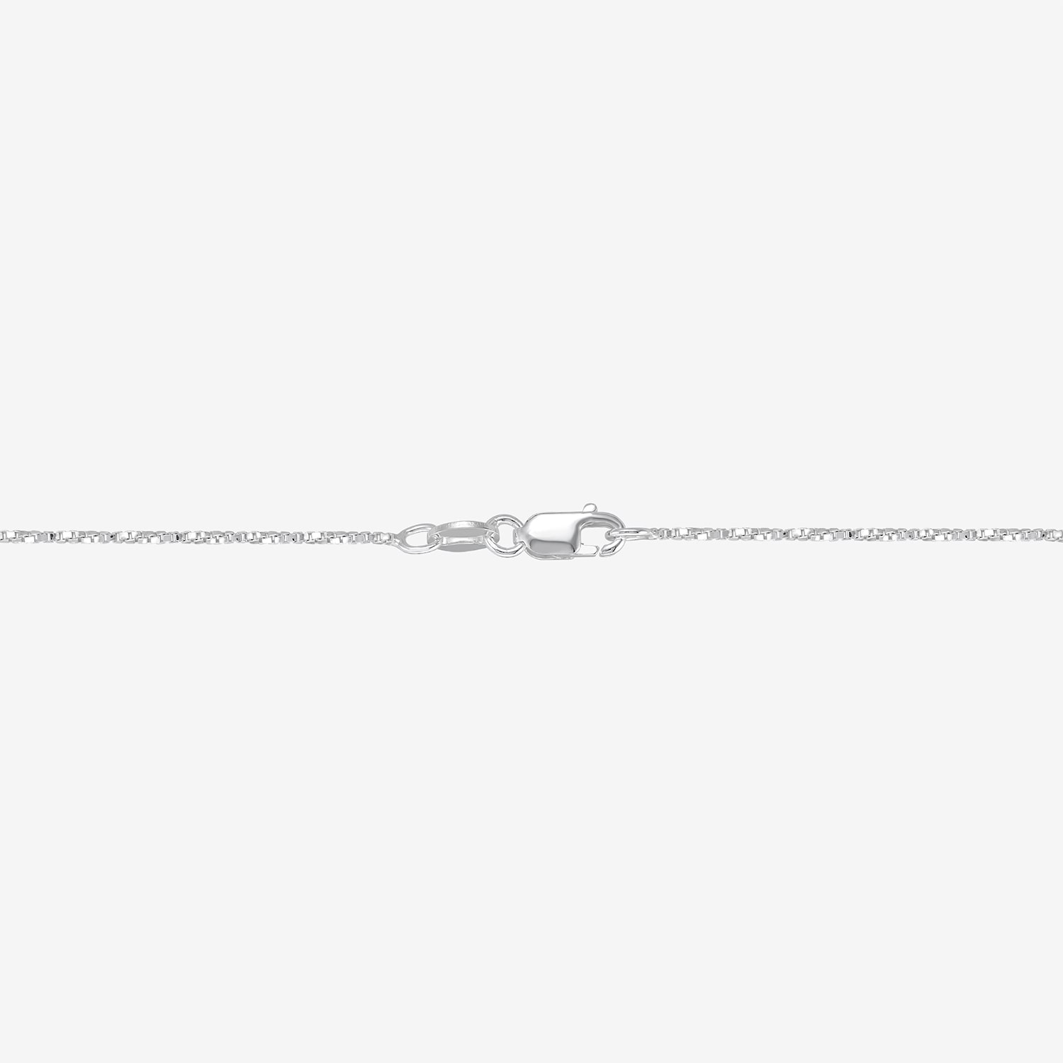 Womens Sterling Silver 24 Inch Box Chain Necklace