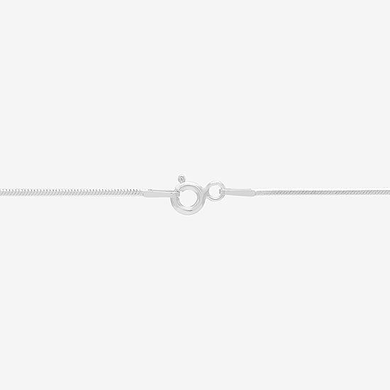 Womens Sterling Silver 16 Inch Snake Chain Necklace