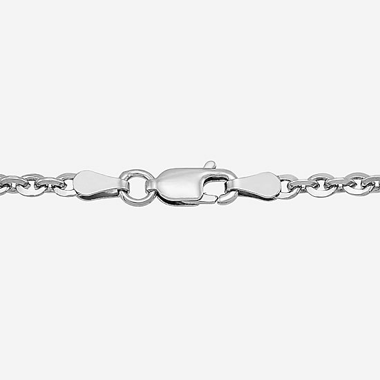 Womens Sterling Silver 16 Inch Cable Chain Necklace
