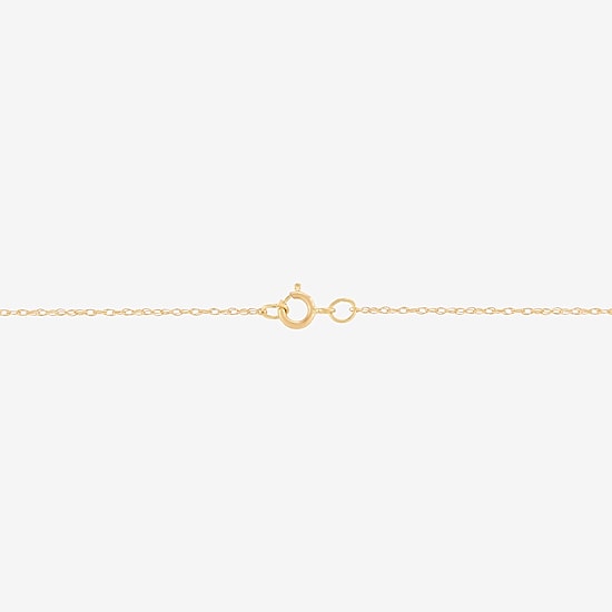 Limited Quantities! Womens 14K Gold Cross 18 Inch Pendant Necklace