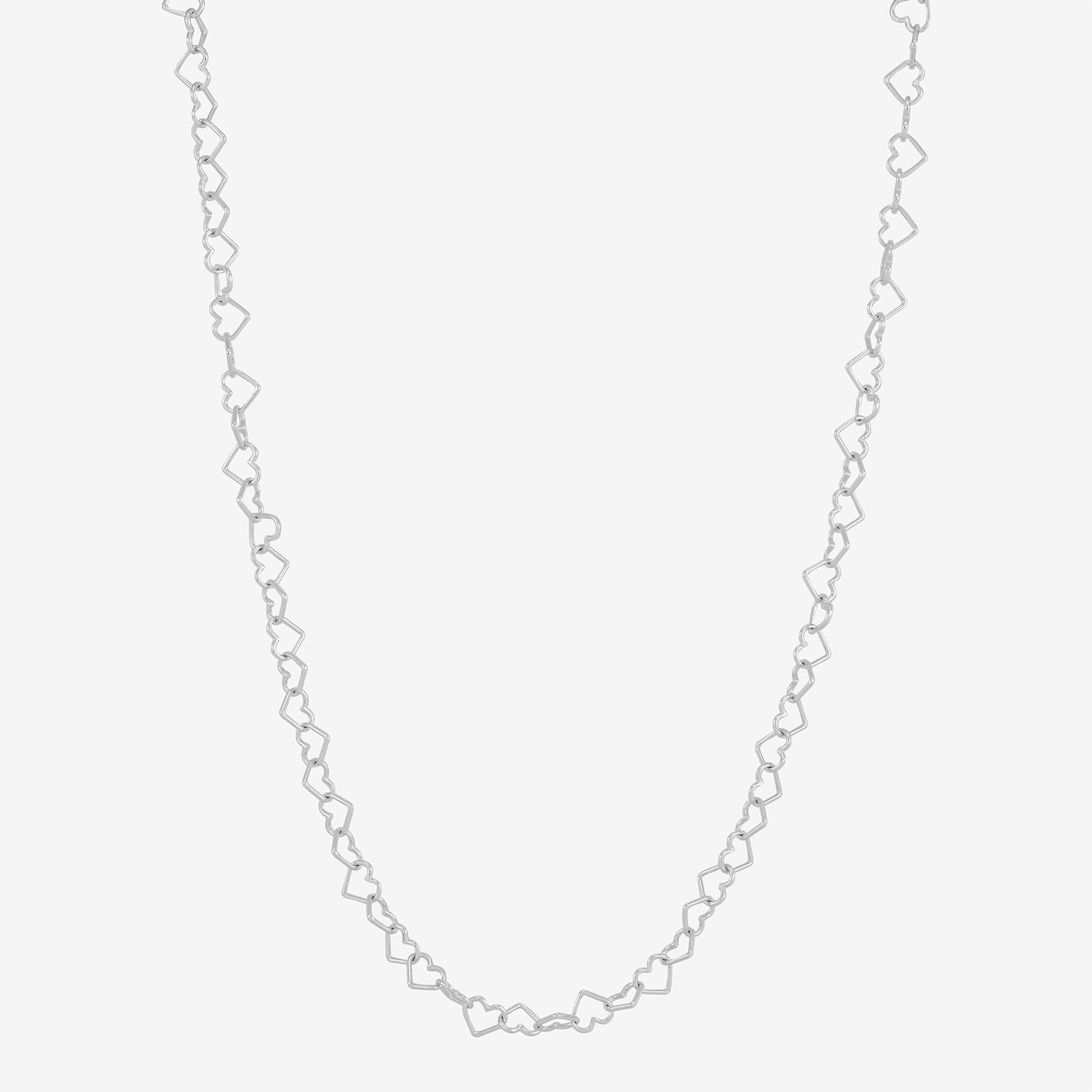 Womens Sterling Silver 24 Inch Link Chain Necklace