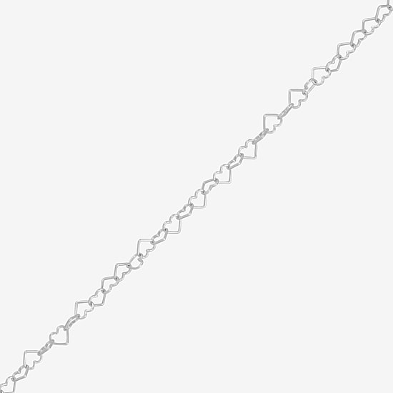 Womens Sterling Silver 24 Inch Link Chain Necklace
