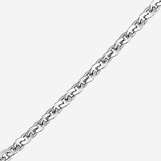 Womens Sterling Silver 16 Inch Cable Chain Necklace