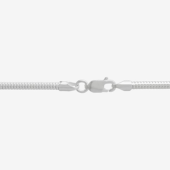Womens Sterling Silver 16 Inch Snake Chain Necklace