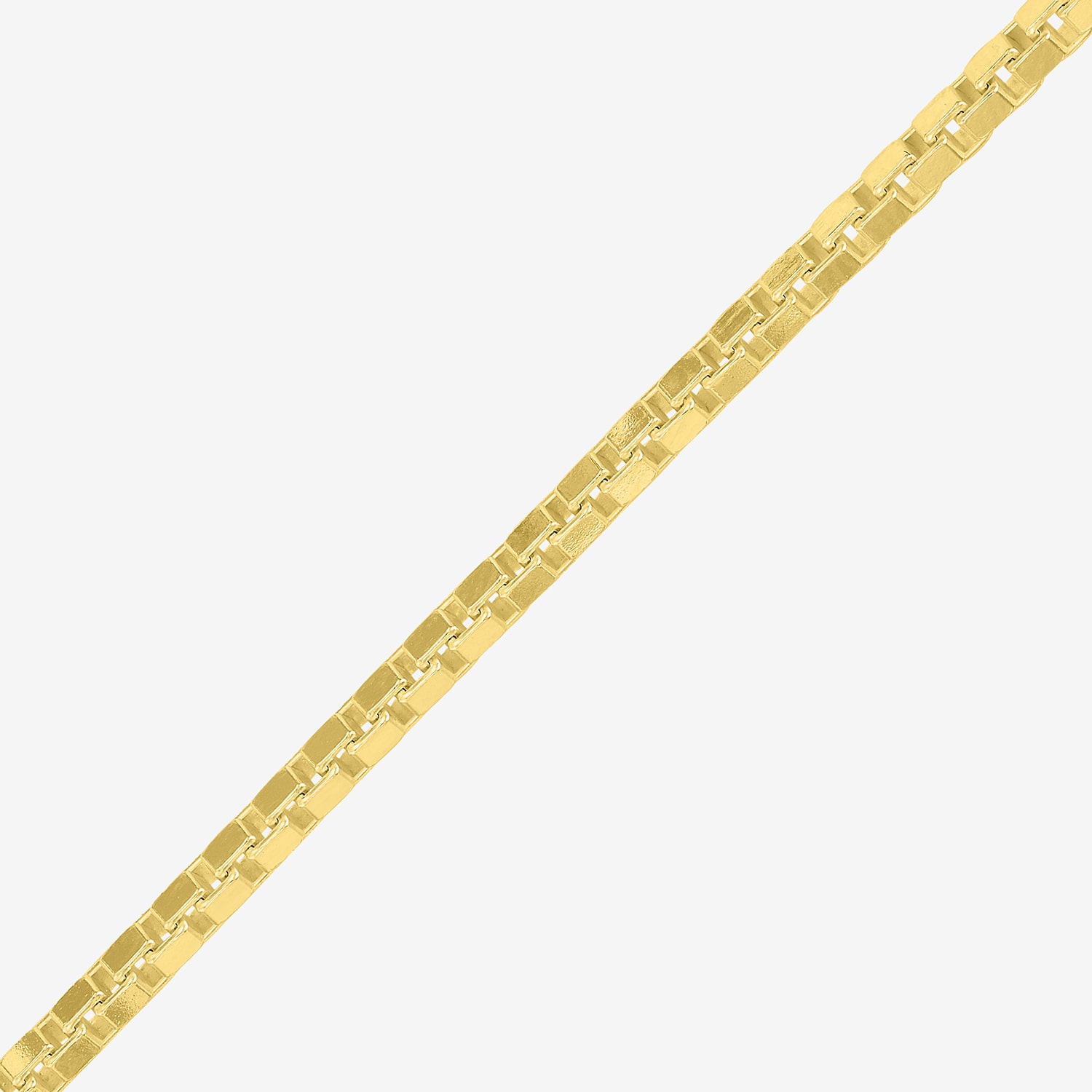 Womens 18K Gold Over Silver 16 Inch Box Chain Necklace