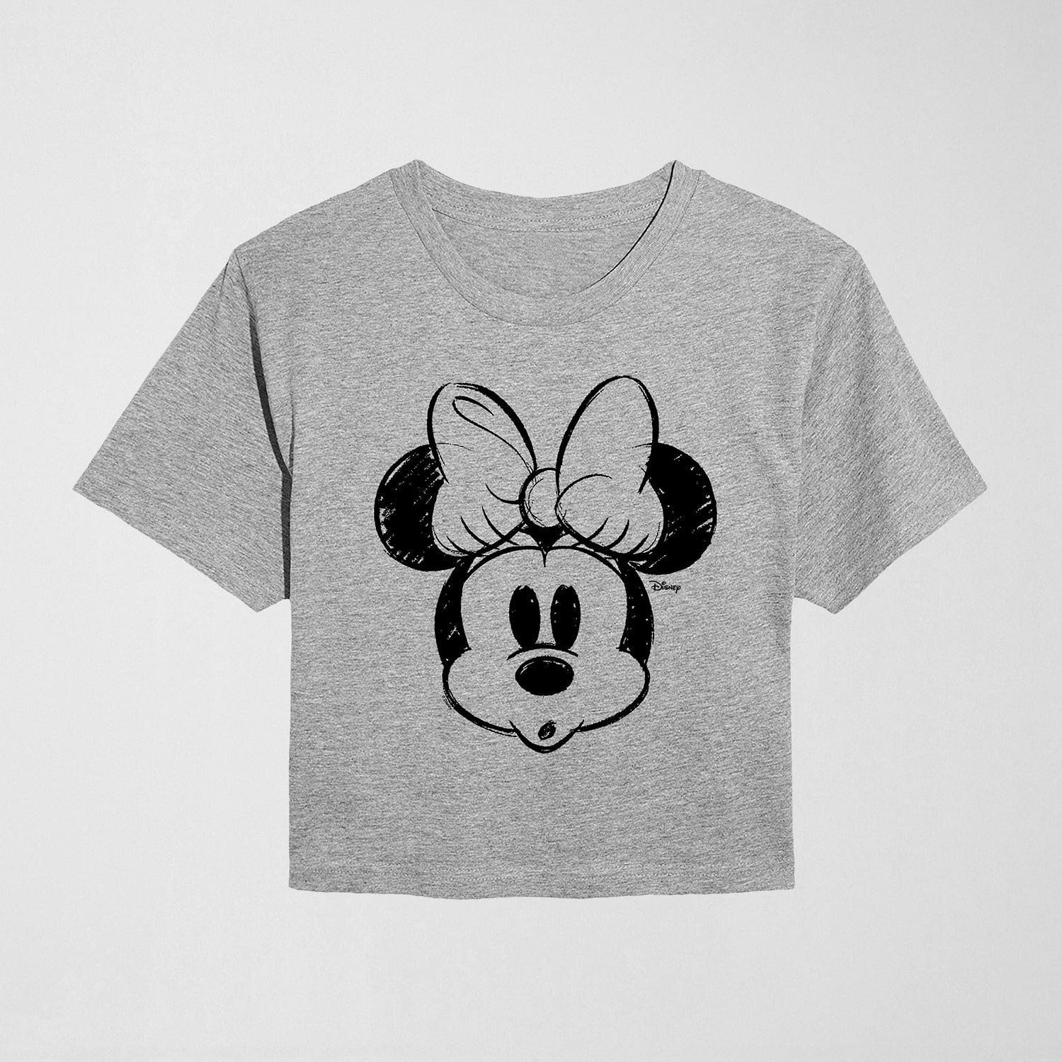 Sketch Head Womens Juniors Crew Neck Short Sleeve Classic Fit Graphic T-Shirt
