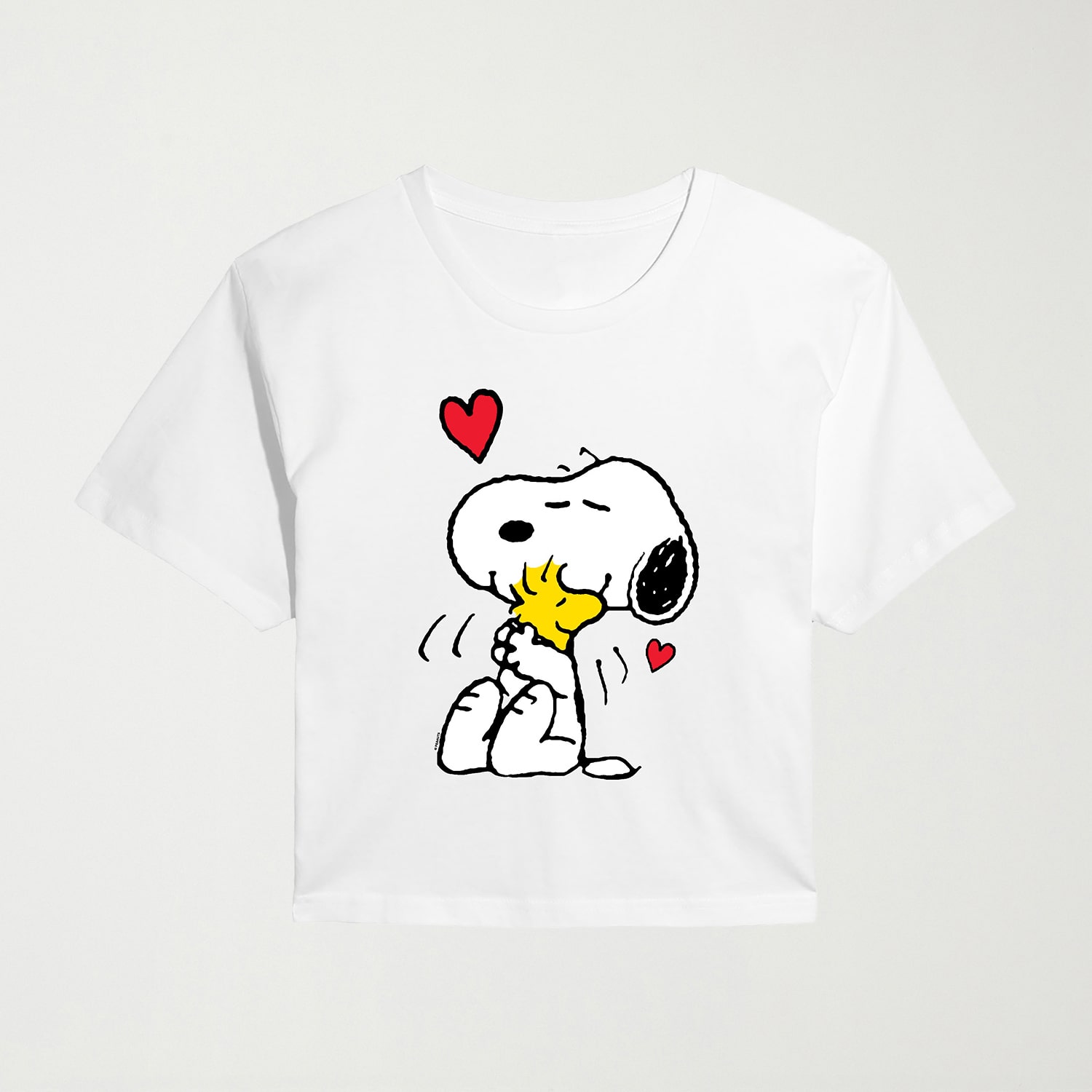 Hugs & Hearts Womens Juniors Crew Neck Short Sleeve Classic Fit Graphic T-Shirt