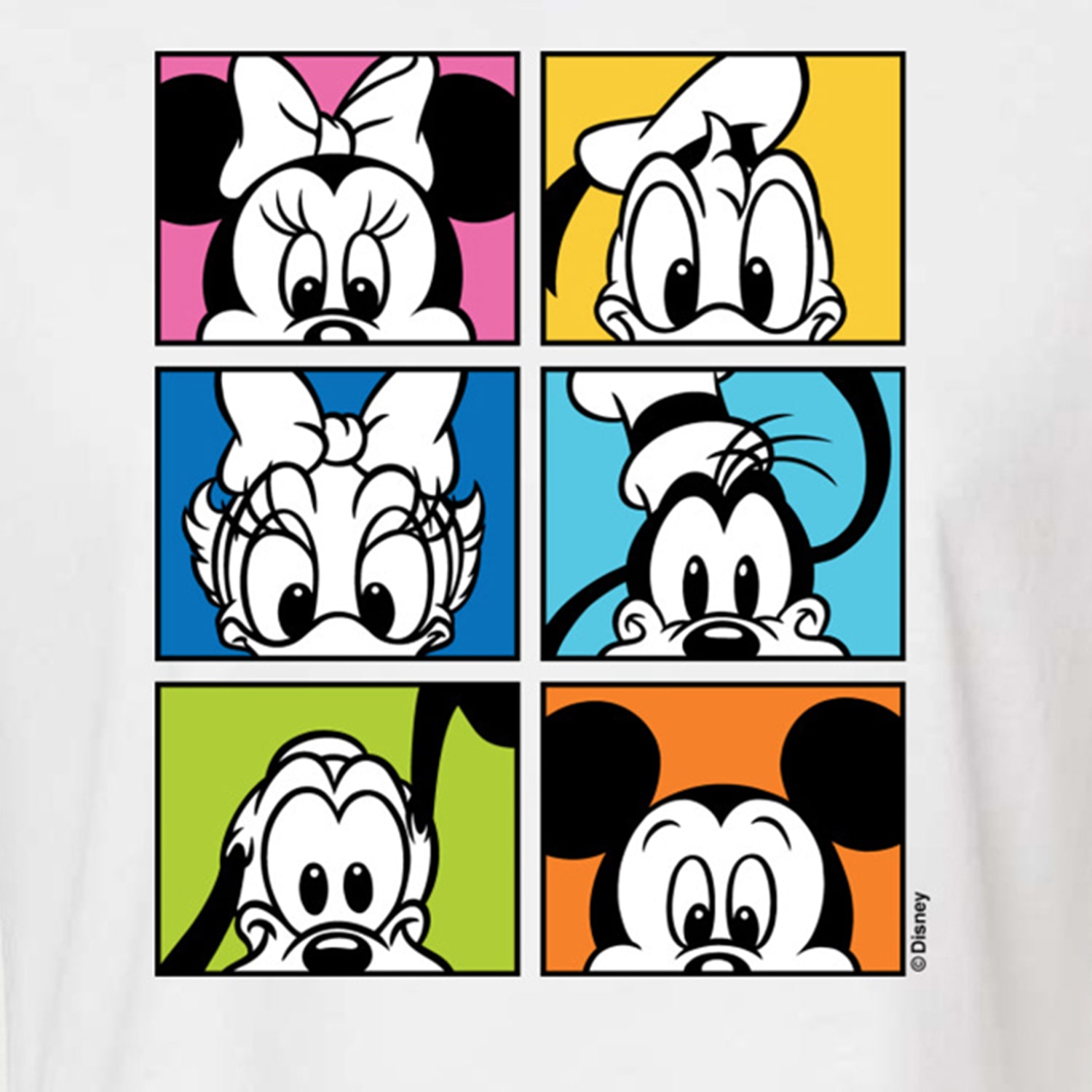 Disney Group Womens Juniors Crew Neck Short Sleeve Classic Fit Graphic T-Shirt