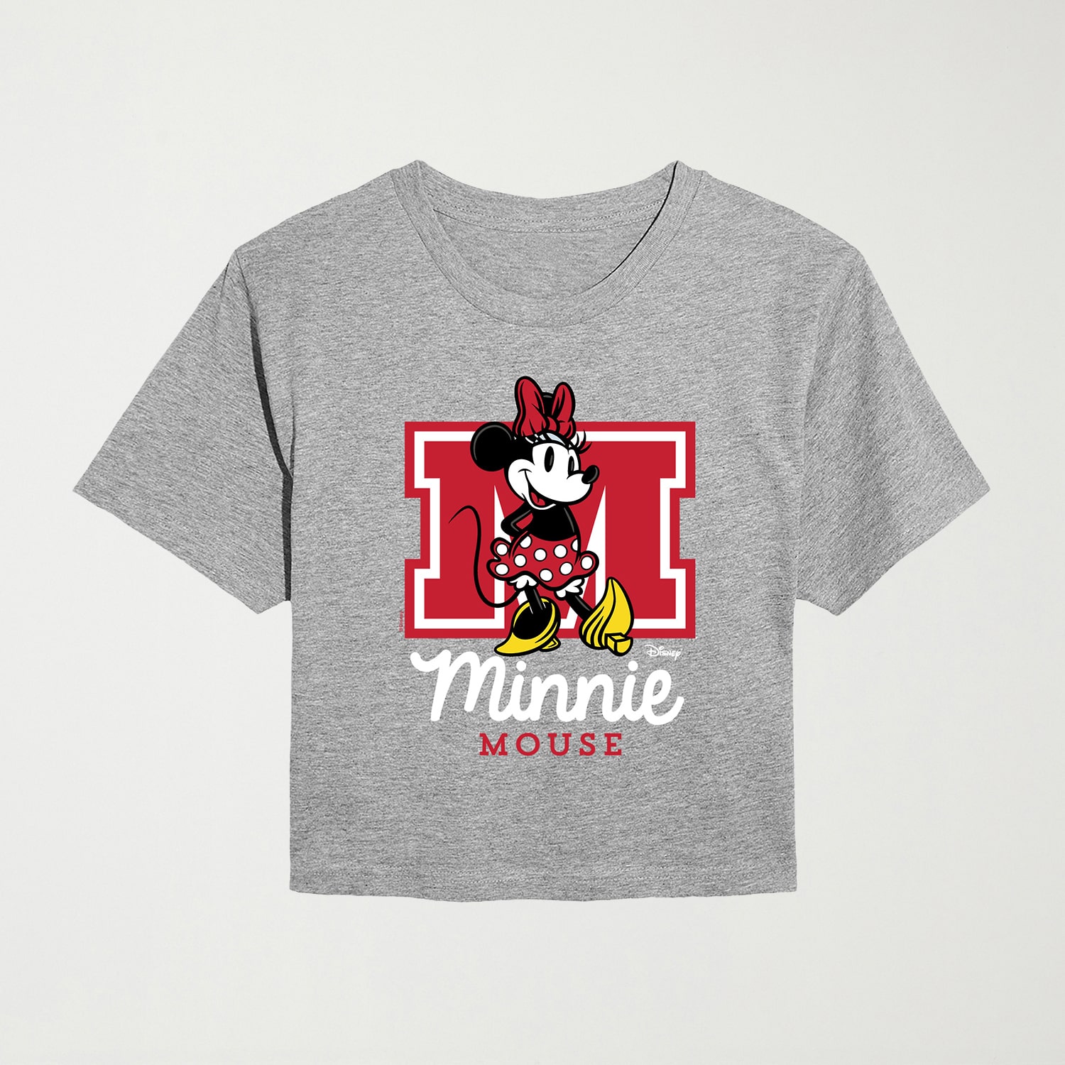 Collegiate Womens Juniors Crew Neck Short Sleeve Classic Fit Graphic T-Shirt