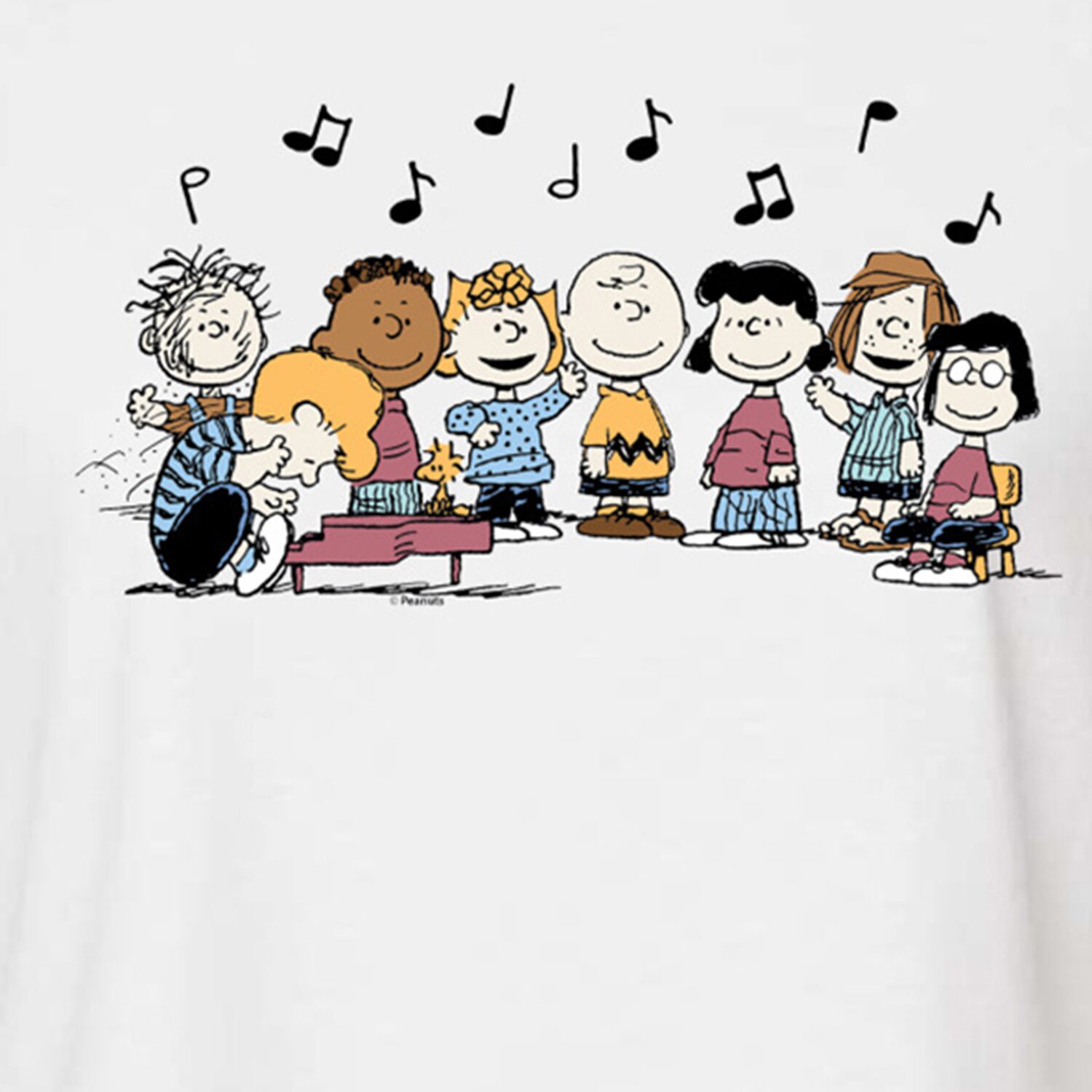 Music Group Womens Juniors Crew Neck Short Sleeve Classic Fit Graphic T-Shirt