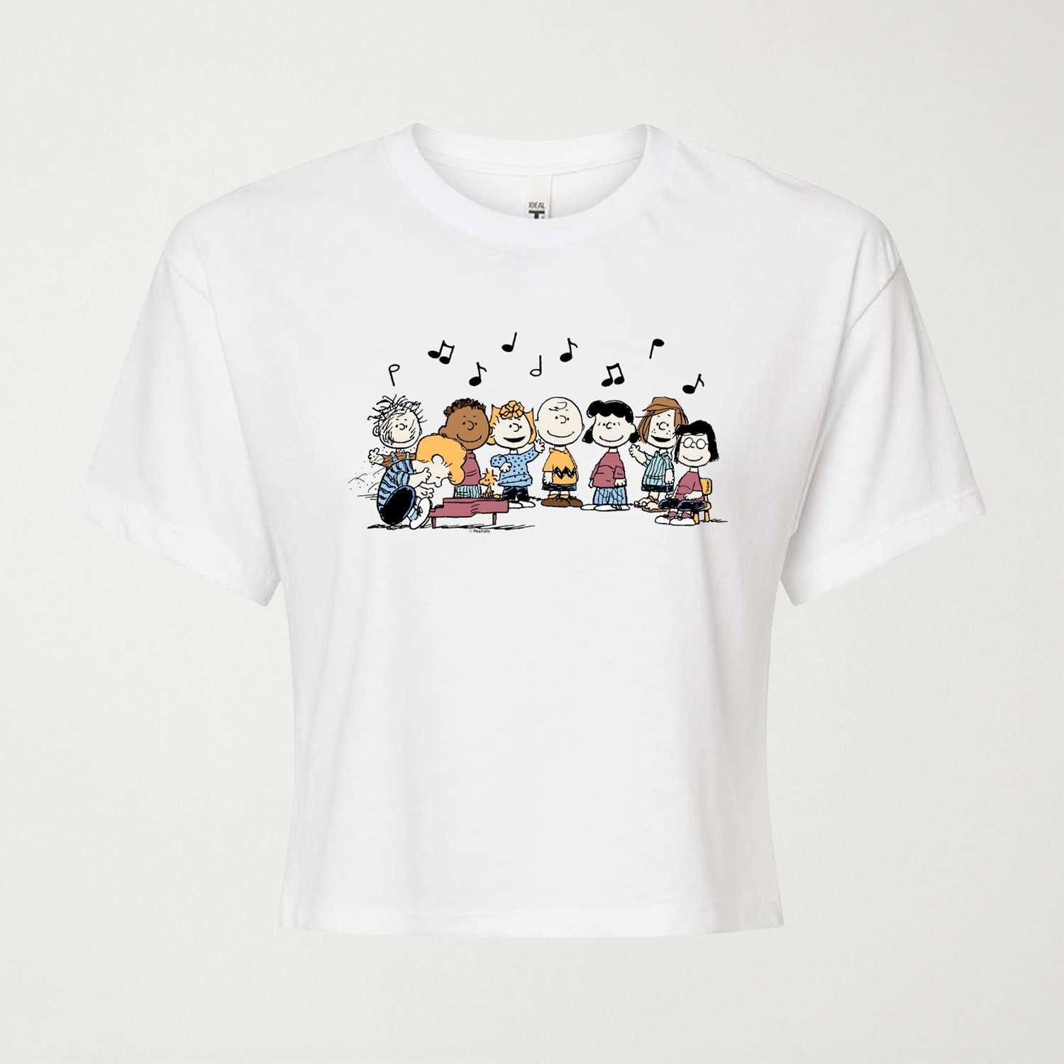 Music Group Womens Juniors Crew Neck Short Sleeve Classic Fit Graphic T-Shirt