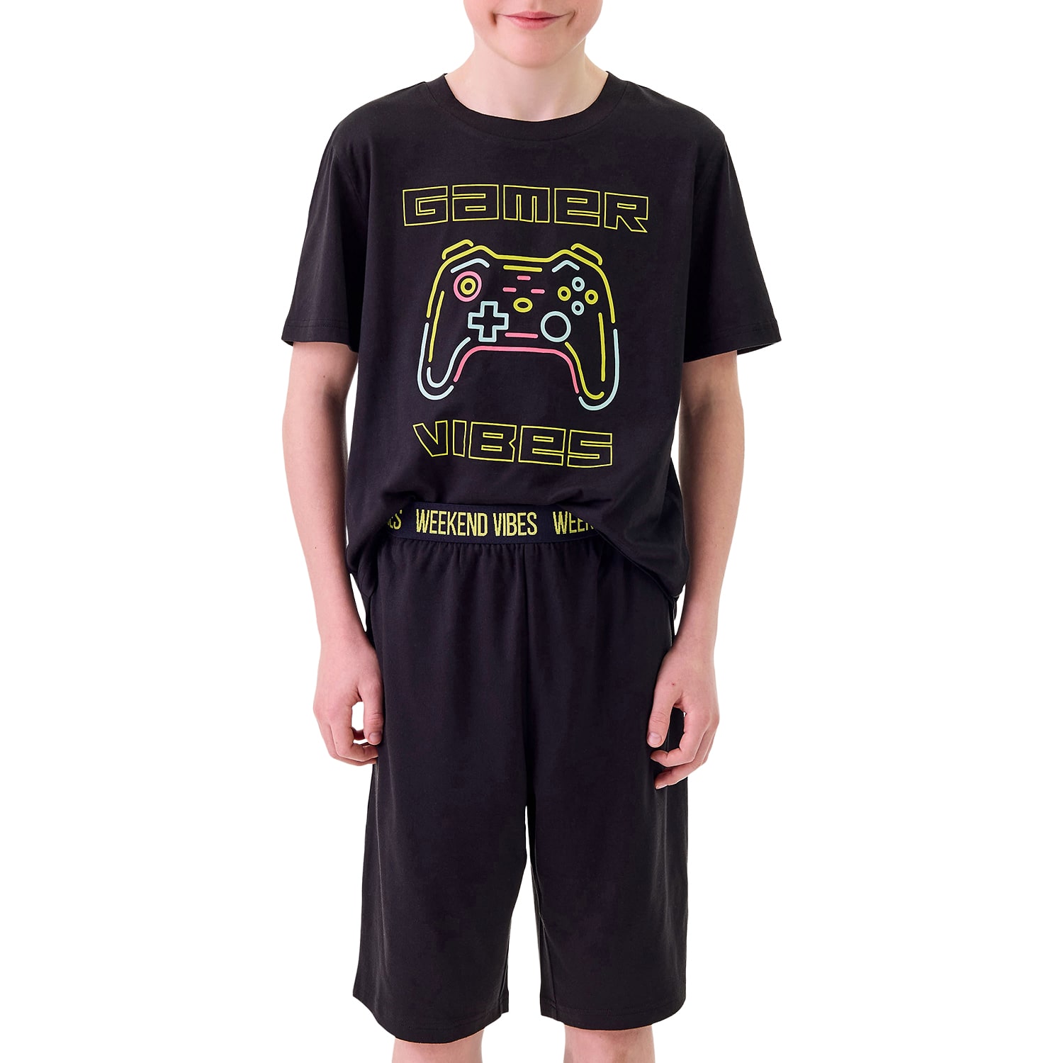 Sleep On It Little & Big Kid Boys Crew Neck Short Sleeve -pc. Pajama Set
