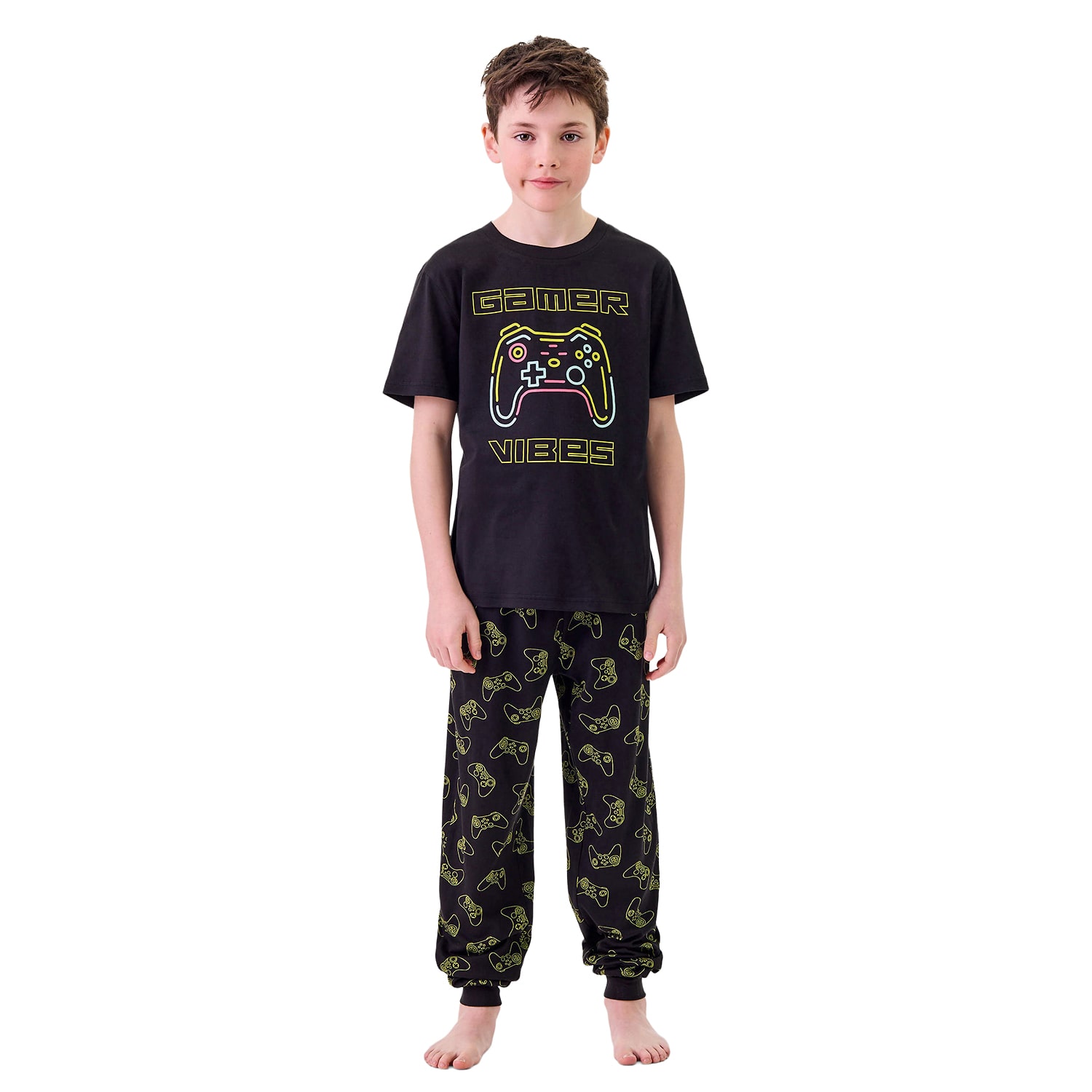 Sleep On It Little & Big Kid Boys Crew Neck Short Sleeve -pc. Pajama Set