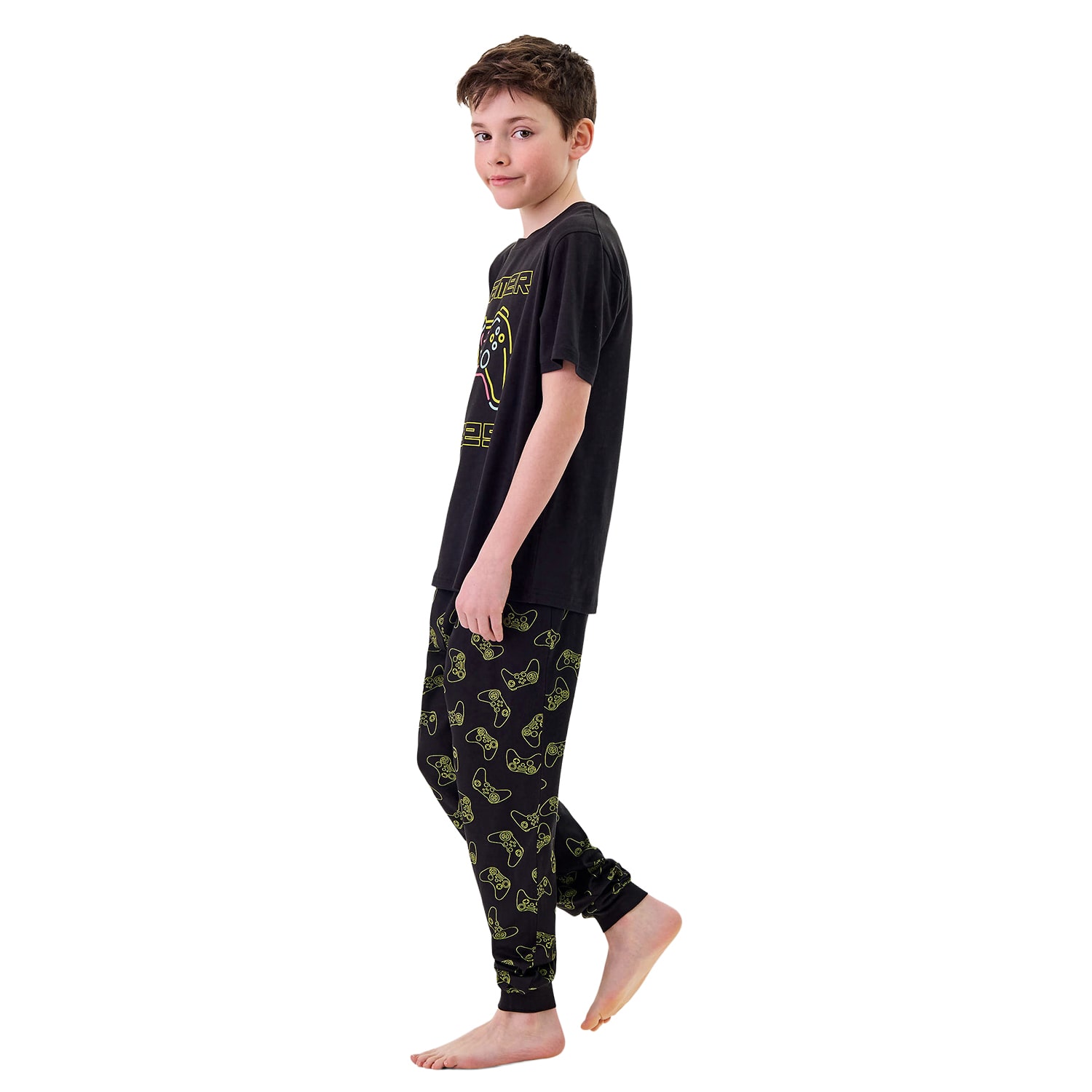 Sleep On It Little & Big Kid Boys Crew Neck Short Sleeve -pc. Pajama Set