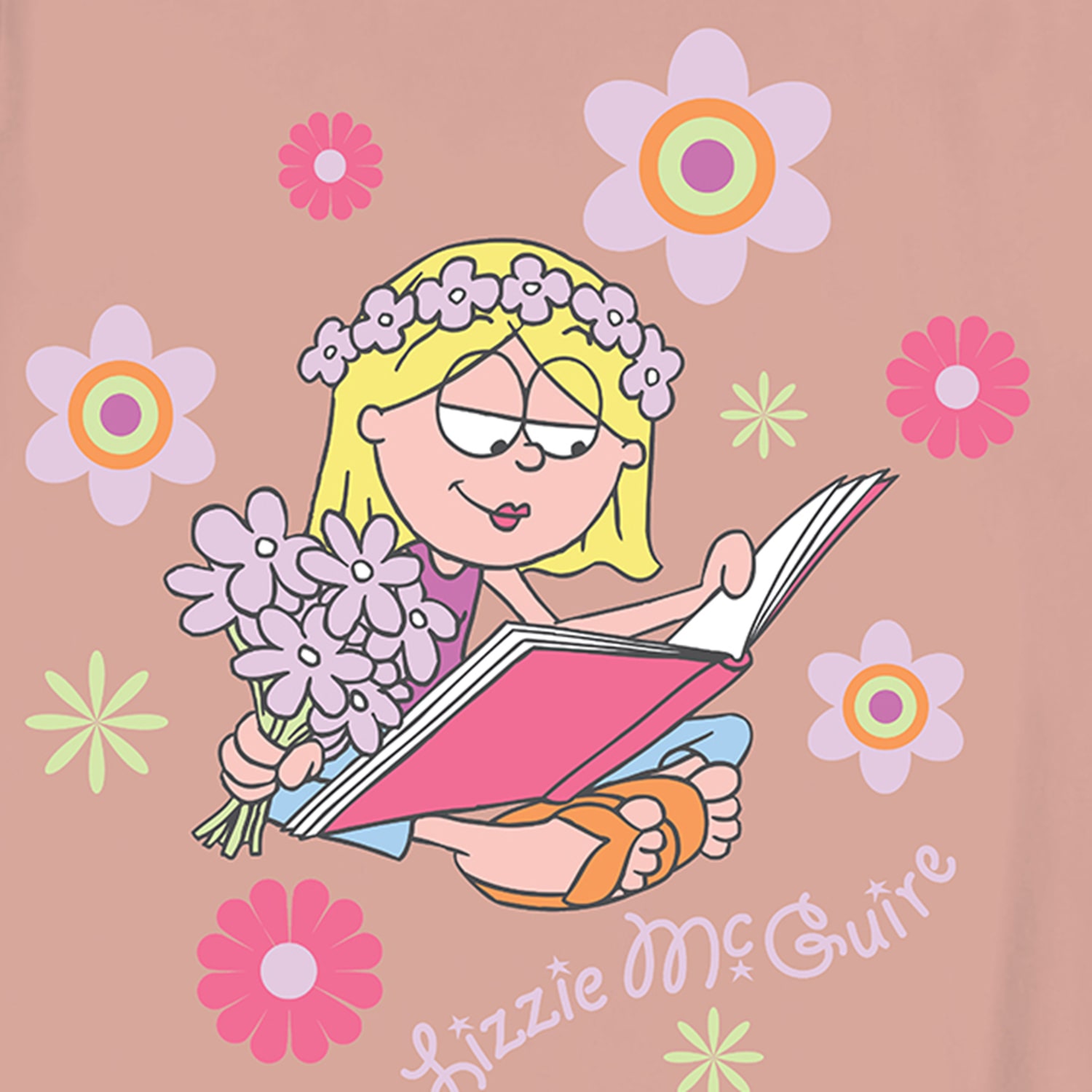 Little & Big Kid Girls Round Neck Short Sleeve Regular Fit Graphic T-Shirt