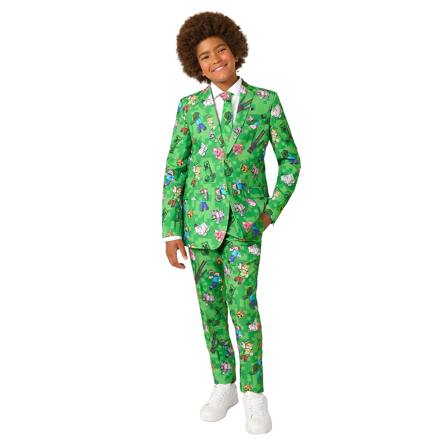 Opposuits Minecraft Big Kid Boys 3-pc. Suit Set