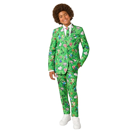 Opposuits Minecraft Big Kid Boys 3-pc. Suit Set