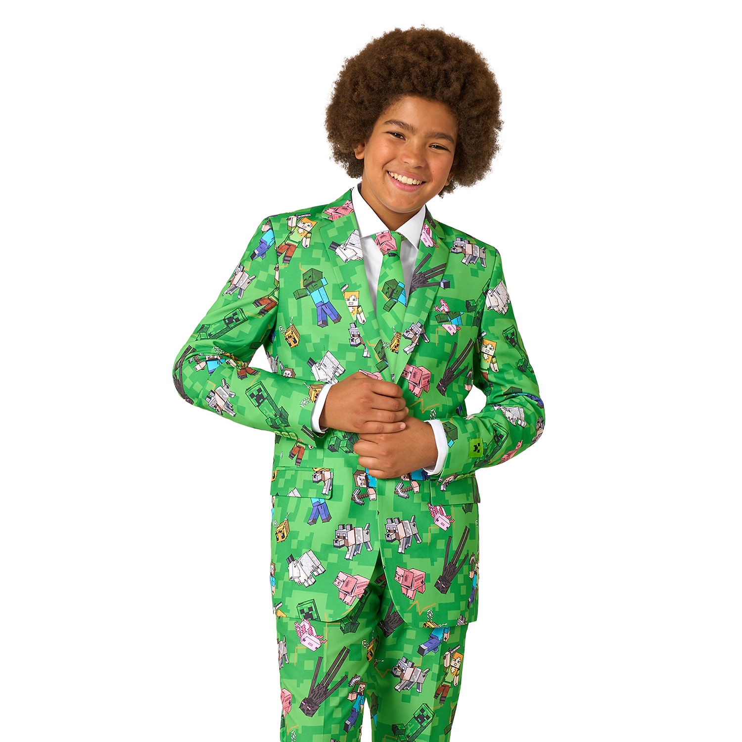 Opposuits Minecraft Big Kid Boys 3-pc. Suit Set