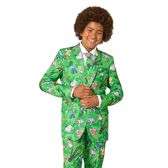Opposuits Minecraft Big Kid Boys 3-pc. Suit Set