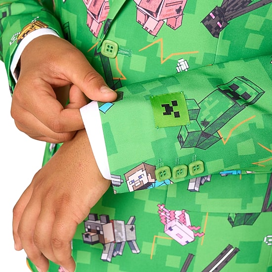 Opposuits Minecraft Big Kid Boys 3-pc. Suit Set