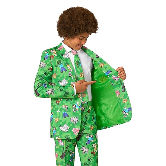 Opposuits Minecraft Big Kid Boys 3-pc. Suit Set