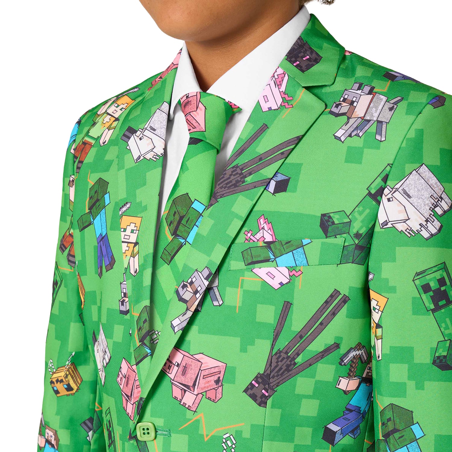 Opposuits Minecraft Big Kid Boys 3-pc. Suit Set