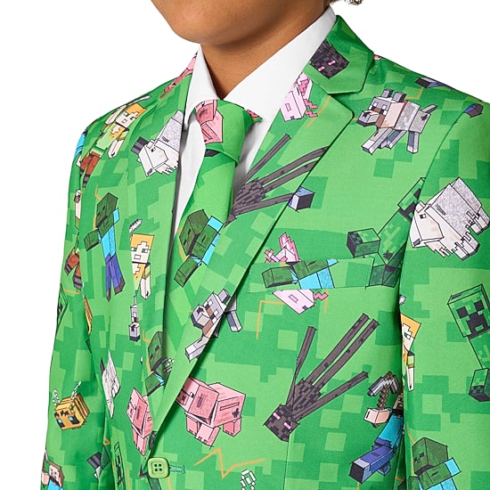Opposuits Minecraft Big Kid Boys 3-pc. Suit Set