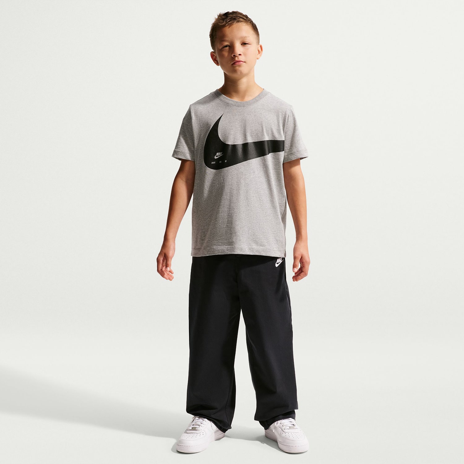 Nike Club Big Kid Unisex Crew Neck Short Sleeve Regular Fit Graphic T-Shirt