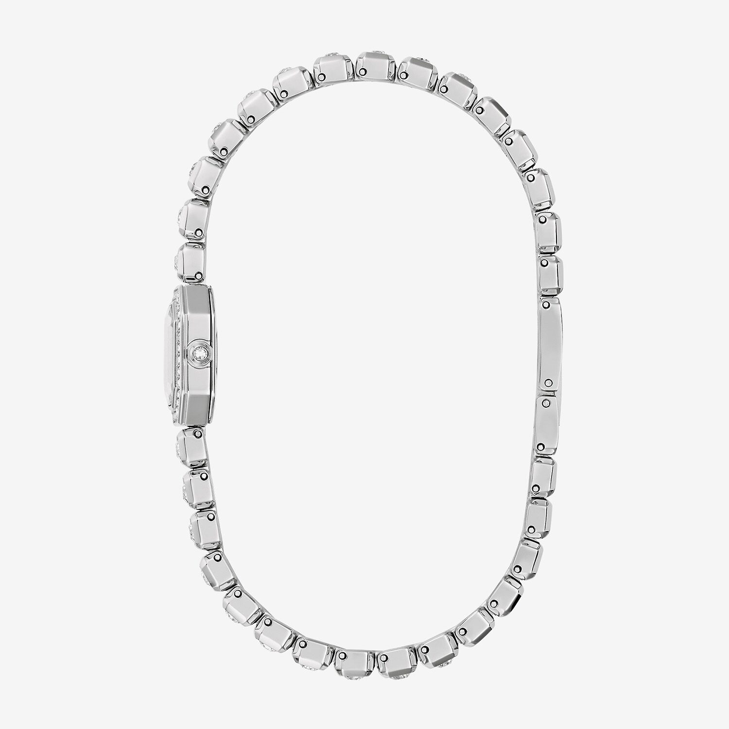 Bulova Box Set Bul Crystal Womens Silver Tone Stainless Steel 2-pc. Watch Boxed Set 96x168