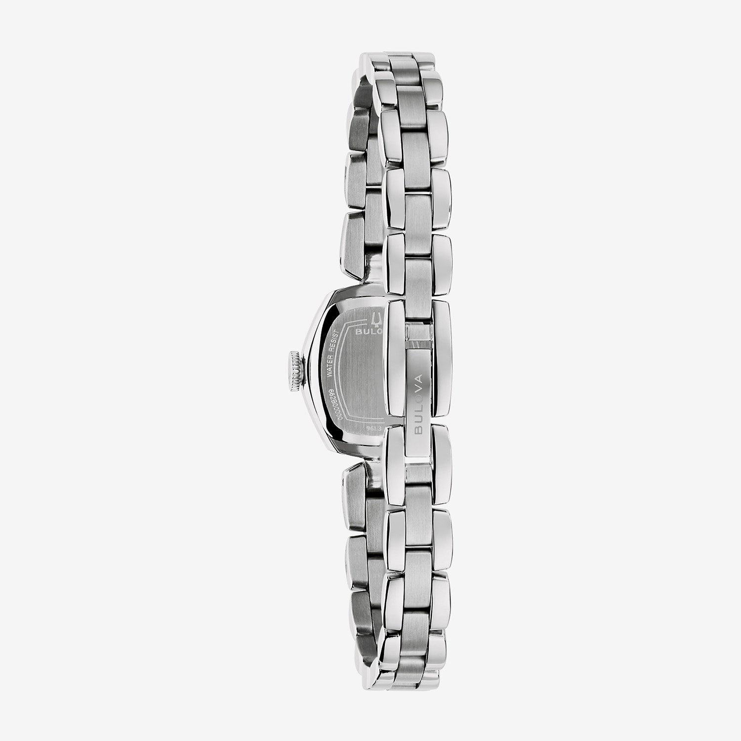 Bulova Goddess Of Time Womens Silver Tone Stainless Steel Bracelet Watch 96l361
