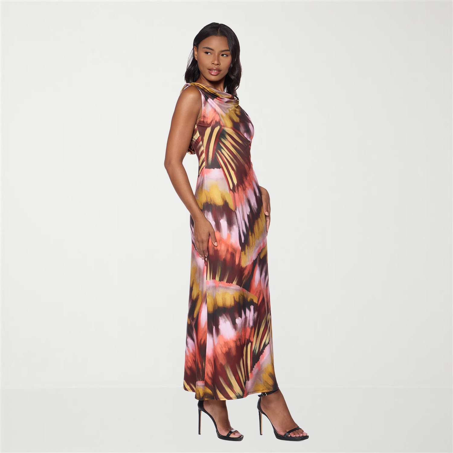 Premier Amour Womens Scoop Neck Sleeveless Maxi Dress