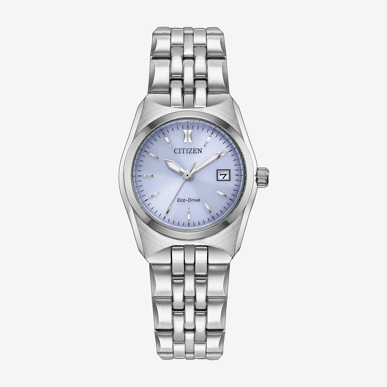 Citizen Corso Womens Silver Tone Stainless Steel Bracelet Watch Ew2291-51z