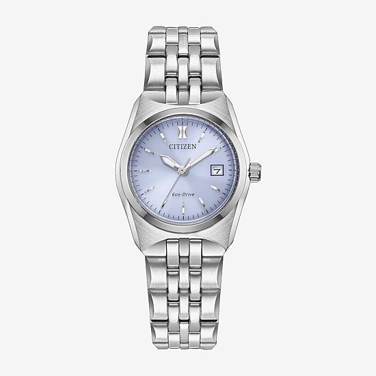 Citizen Corso Womens Silver Tone Stainless Steel Bracelet Watch Ew2291-51z